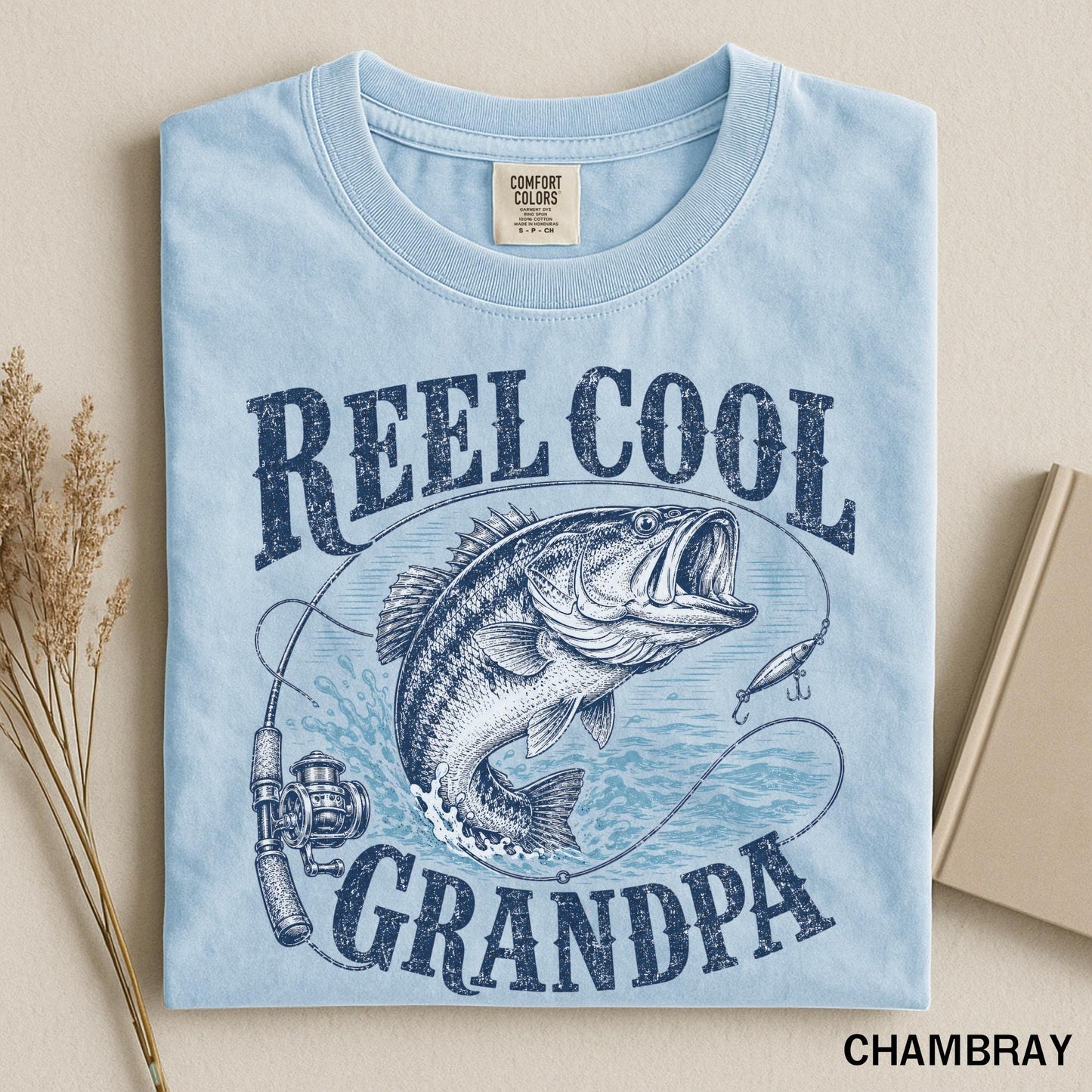 Vintage Fisherman Bass Fishing Gifts for Dad