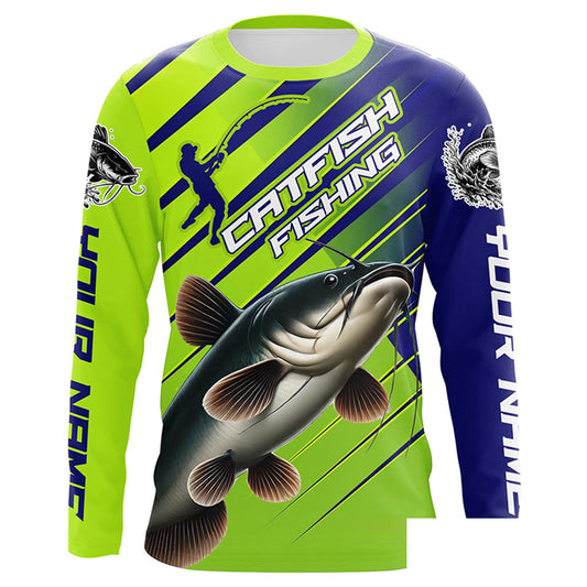 Custom Catfish Fishing Uv Protection Long Sleeve Shirts, Catfish Tournament Fishing Shirt IPHW7180