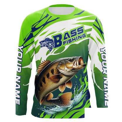 Smallmouth Bass Fishing Custom Fishing Shirts, Bass Fishing Tournament Shirts Fishing Jerseys IPHW7185