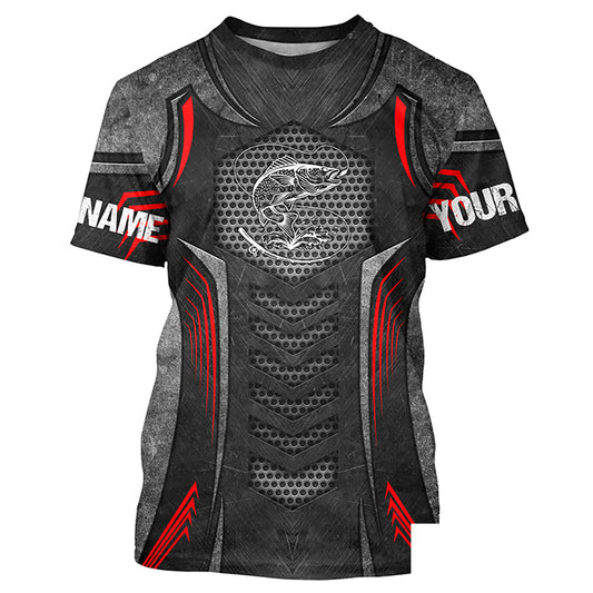 Custom Walleye Fishing Jerseys, Personalized Walleye Fishing tattoo mental fishing shirts | T-shirt NQS4935