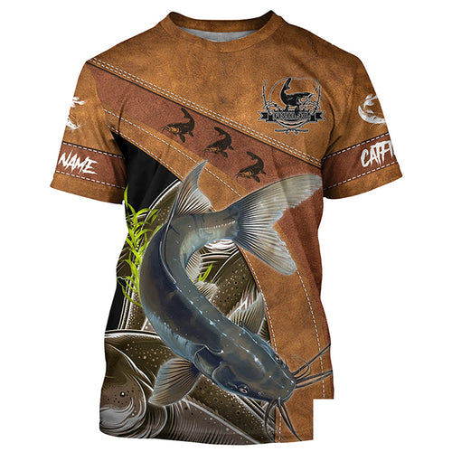 Catfish fishing Customize fishing T-shirt, personlized gift for fisherman NPQ392