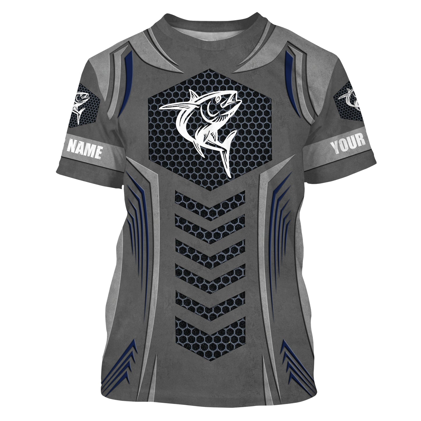 Tuna fishing offshore fishing deep sea Customize Name fishing T-shirt NPQ524