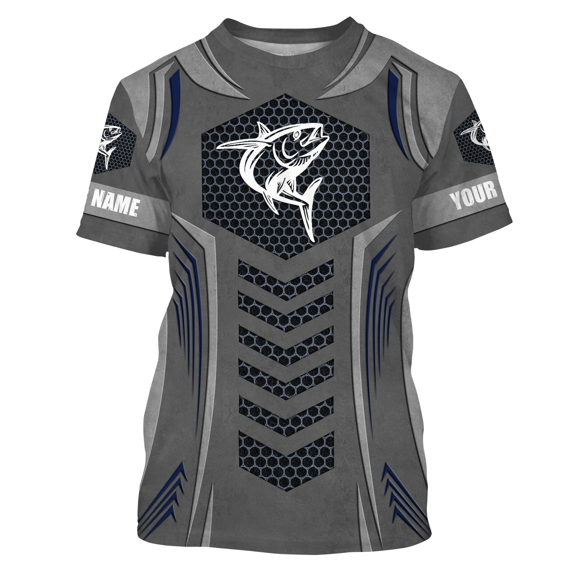 Tuna fishing offshore fishing deep sea Customize Name fishing T-shirt NPQ524