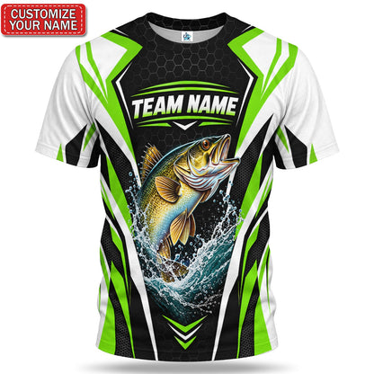 Personalized Fish Team Fishing Graphic T-Shirt