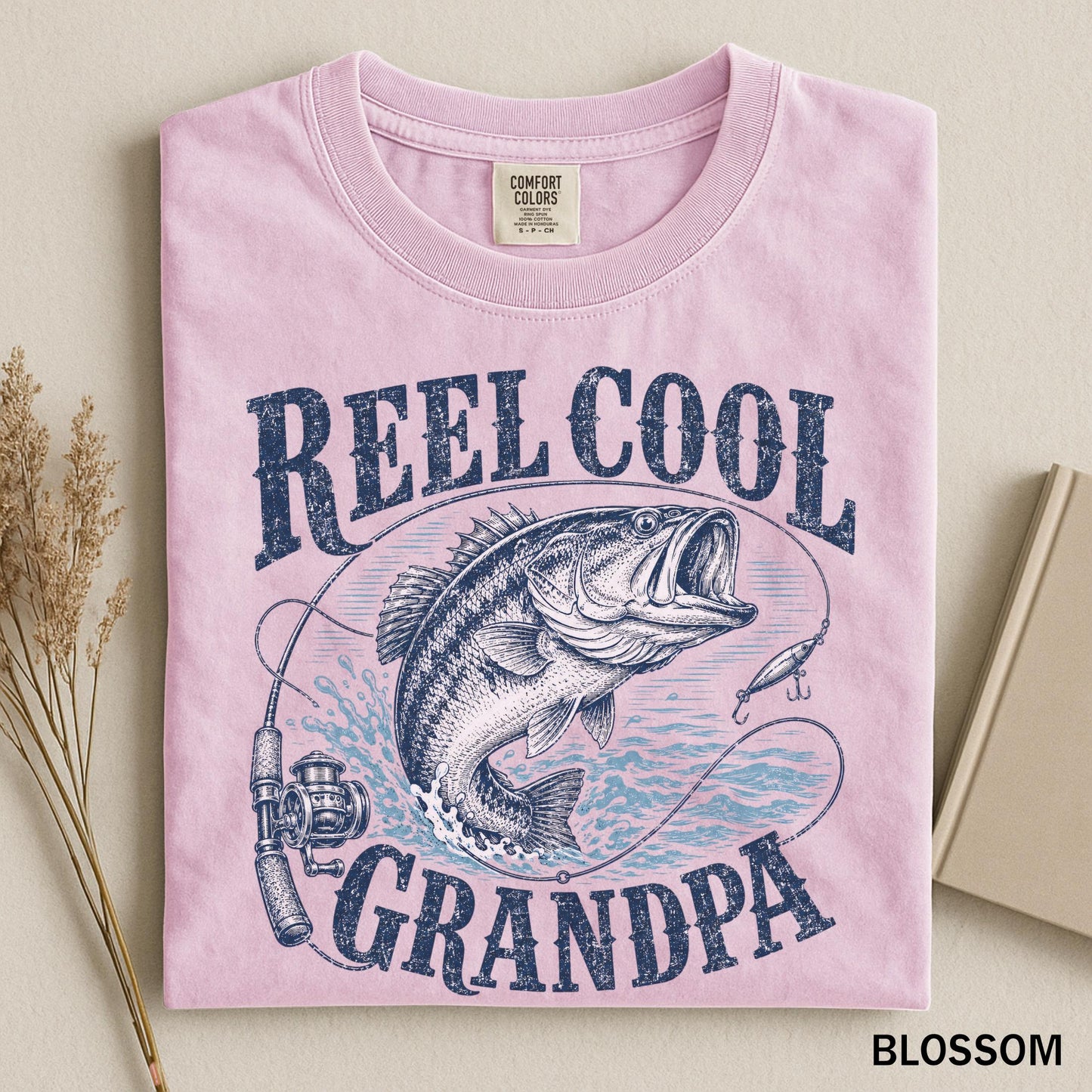 Vintage Fisherman Bass Fishing Gifts for Dad