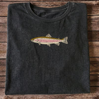 Rainbow Trout Freshwater Fishing Graphic T-Shirt