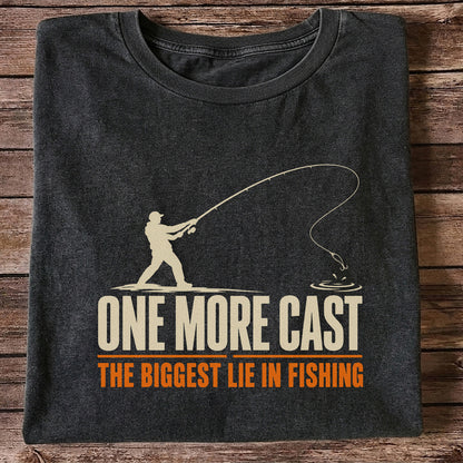 Fishing Angler Silhouette Graphic T-Shirt