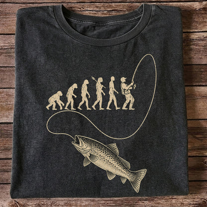 Angler Evolution Bass Fishing Graphic T-Shirt