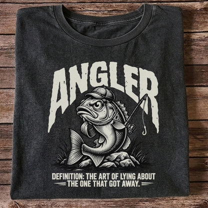 Angler Bass Fishing The One That Got Away Graphic T-Shirt