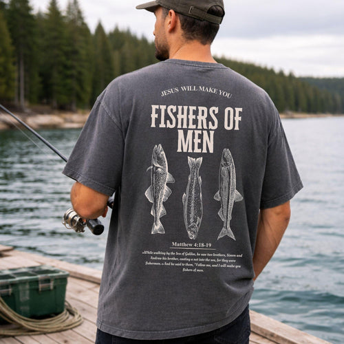 Fishers Of Men Shirt Christian Fishing Shirt Fathers Day