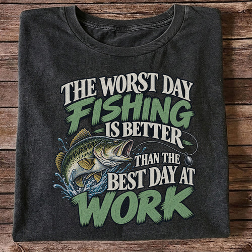 Largemouth Bass Fishing Humor Graphic T-Shirt