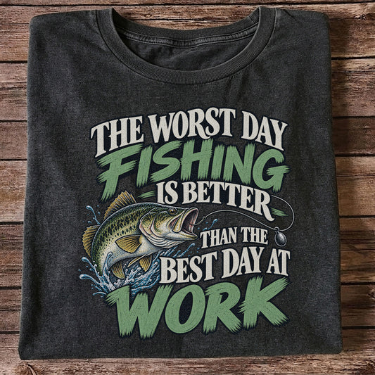 Largemouth Bass Fishing Humor Graphic T-Shirt