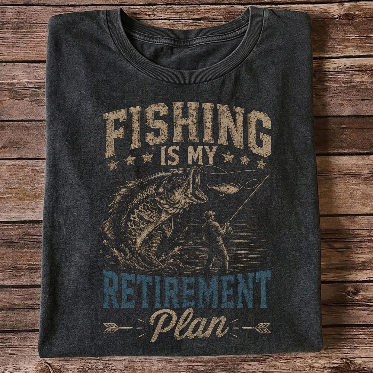 Fishing Is My Retirement Plan Shirt