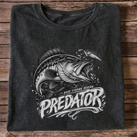 Predator Bass Fishing Design Largemouth Bass Graphic T-Shirt