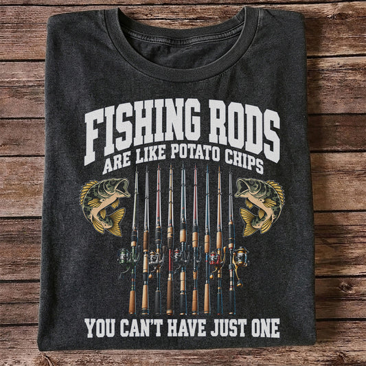 Fishing Rods Are Like Potato Chips Shirt