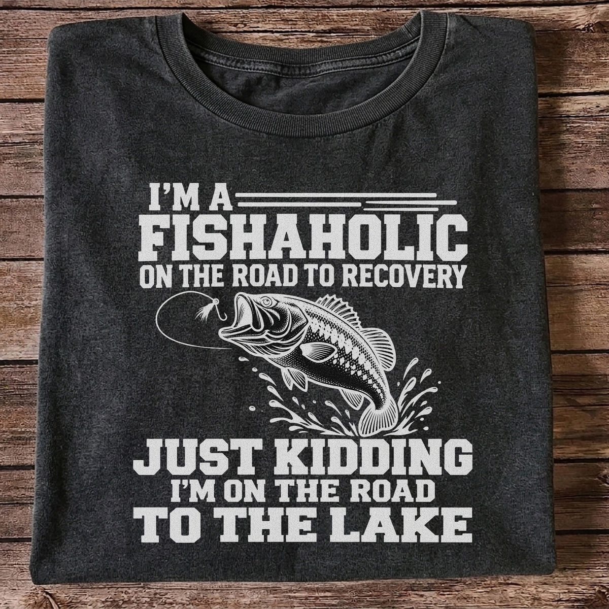Largemouth Bass Fishing Humor Graphic T-Shirt