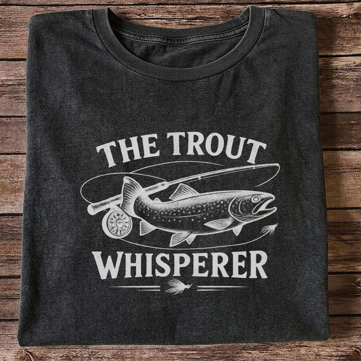 The Trout Whisperer Fly Fishing Graphic T-Shirt