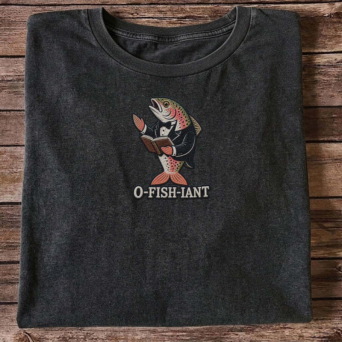 O-Fish-iant Funny Rainbow Trout Wedding Officiant T-Shirt