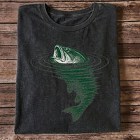 Largemouth Bass Fishing T-Shirt Vintage Bass Fishing Tee