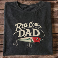 Reel Cool Dad Fishing Lure Graphic T-Shirt