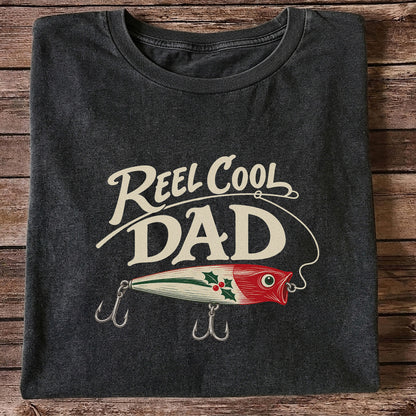 Reel Cool Dad Fishing Lure Graphic T-Shirt