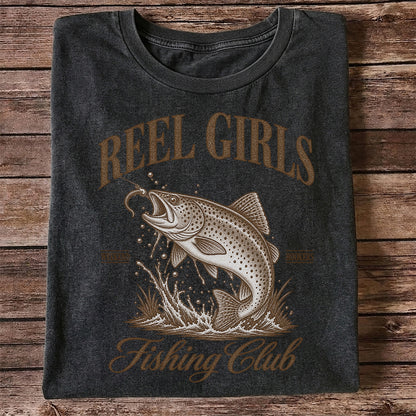 Reel Girls Weekend Hookers Fishing Club Trout T-Shirt