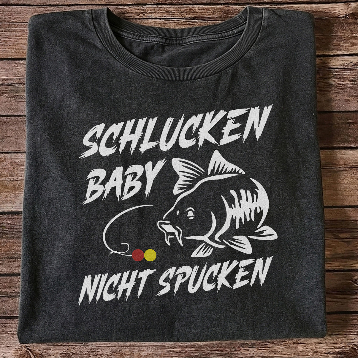 Schlucken Baby Nicht Spucken Funny Bass Fishing T-Shirt
