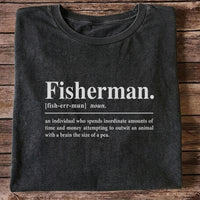 Fisherman Definition Funny Fishing T-Shirt