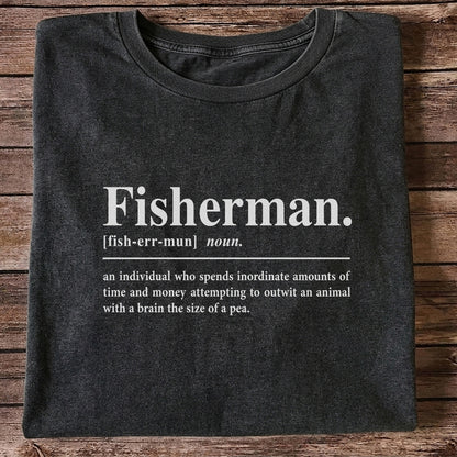 Fisherman Definition Funny Fishing T-Shirt