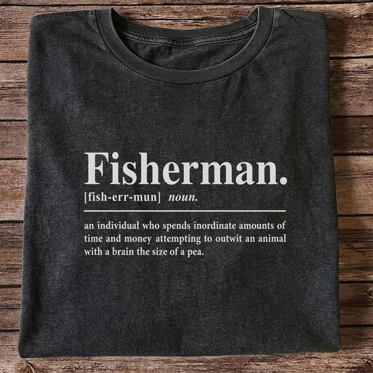 Fisherman Definition Funny Fishing T-Shirt