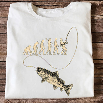 Angler Evolution Bass Fishing Graphic T-Shirt
