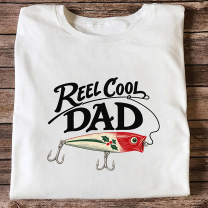 Reel Cool Dad Fishing Lure Graphic T-Shirt