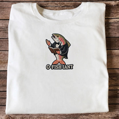 O-Fish-iant Funny Rainbow Trout Wedding Officiant T-Shirt