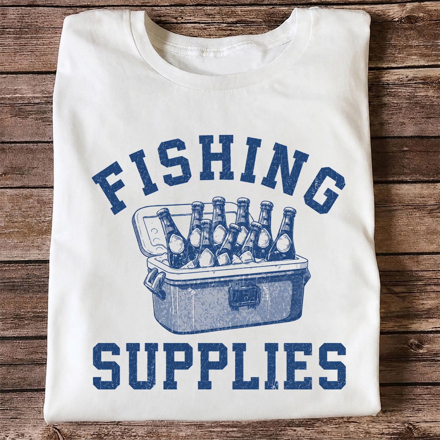 Fishing Supplies T-Shirt Funny Fishing Gift for Fisherman