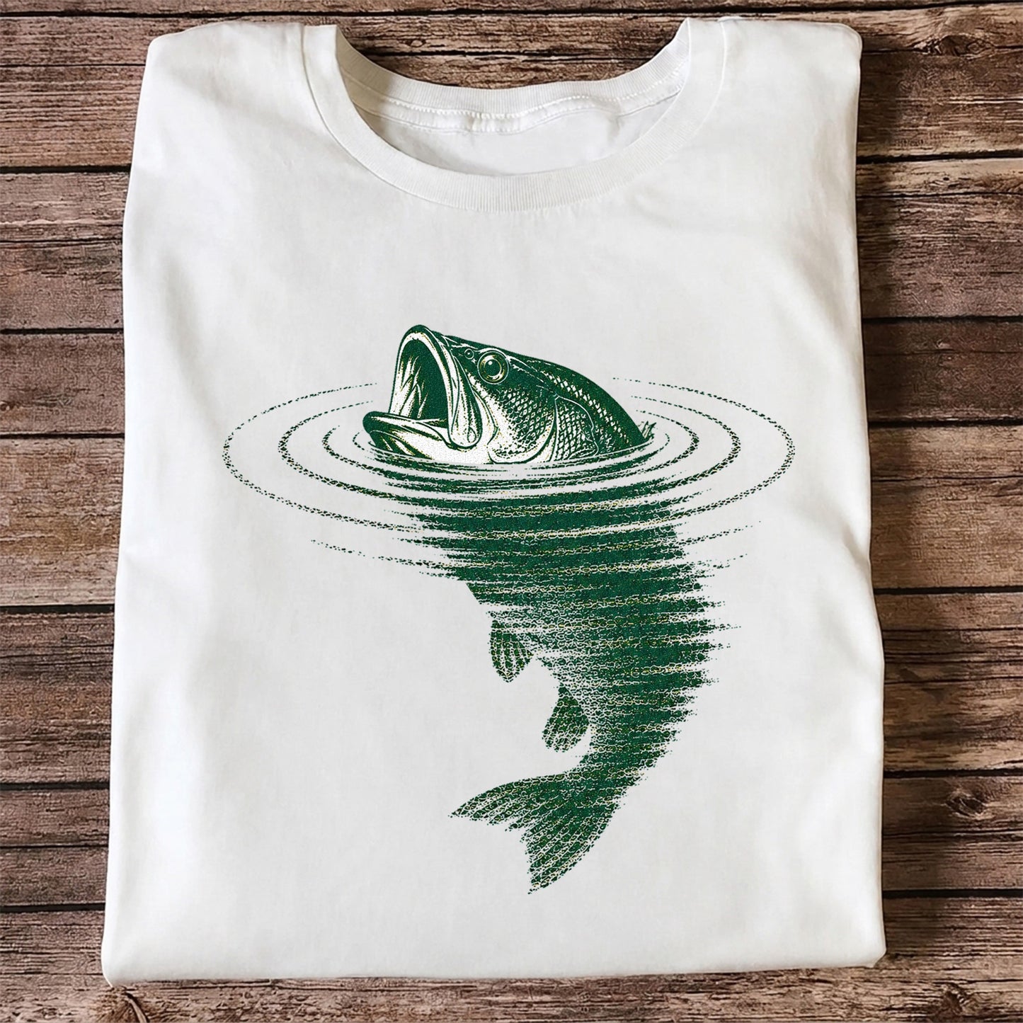 Largemouth Bass Fishing T-Shirt Vintage Bass Fishing Tee
