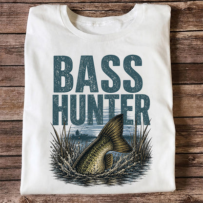 Bass Hunter Fishing T Shirt