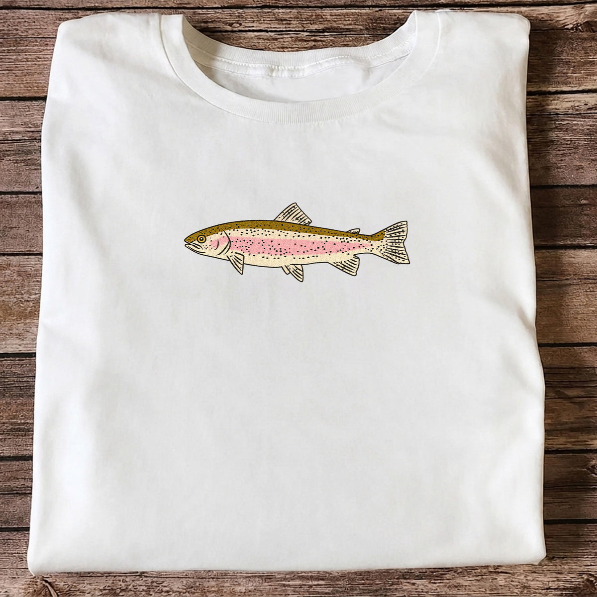 Rainbow Trout Freshwater Fishing Graphic T-Shirt
