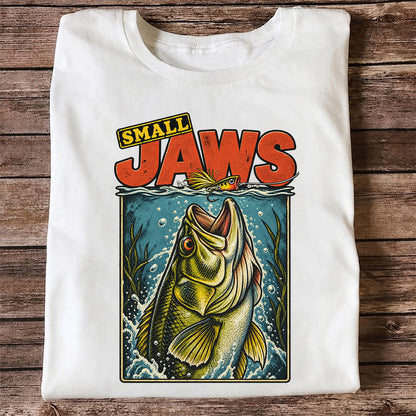 Small Jaws Bass Fishing Graphic T-Shirt