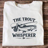 The Trout Whisperer Fly Fishing Graphic T-Shirt