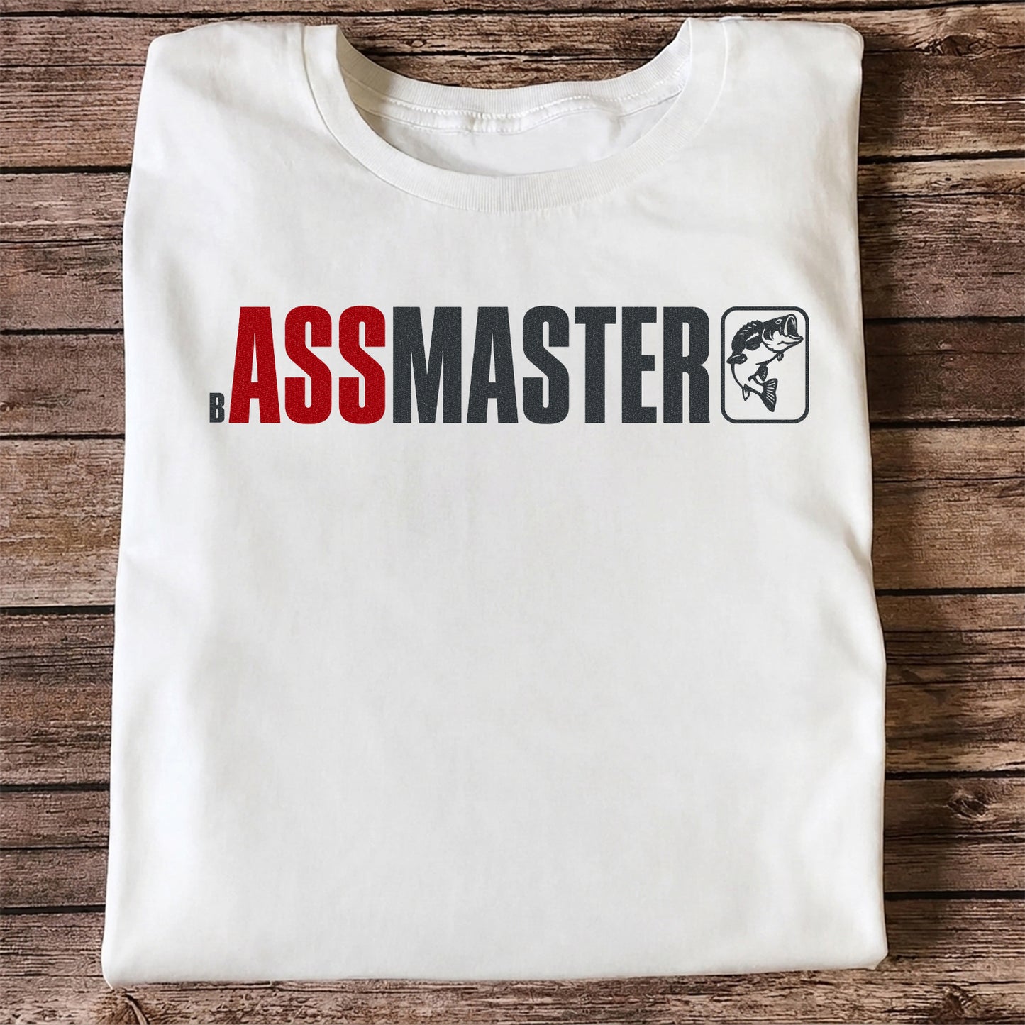 Bass Master Fishing T Shirt Funny Largemouth Bass Angler Gift
