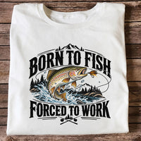 Brown Trout Mountain Lake Fishing Graphic T-Shirt