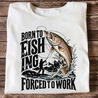 Born to Fish Trout Fishing Graphic T-Shirt