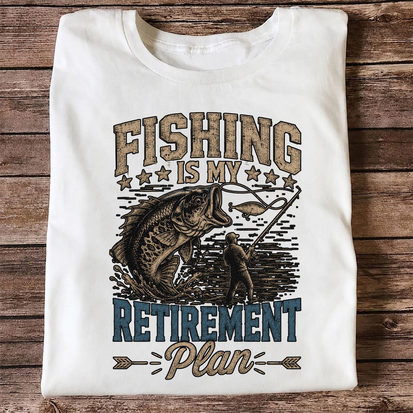 Fishing Is My Retirement Plan Shirt