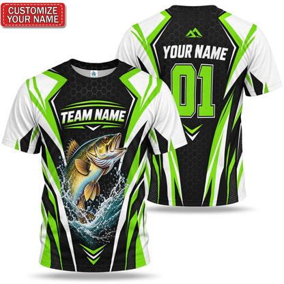 Personalized Fish Team Fishing Graphic T-Shirt