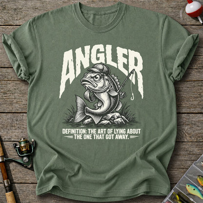 Angler Bass Fishing The One That Got Away Graphic T-Shirt