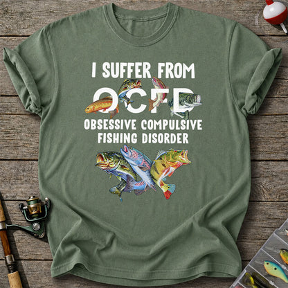 Fishing Obsession Colorful Fish Graphic T-Shirt