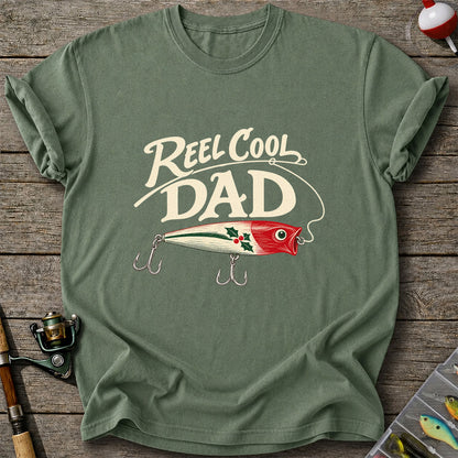 Reel Cool Dad Fishing Lure Graphic T-Shirt