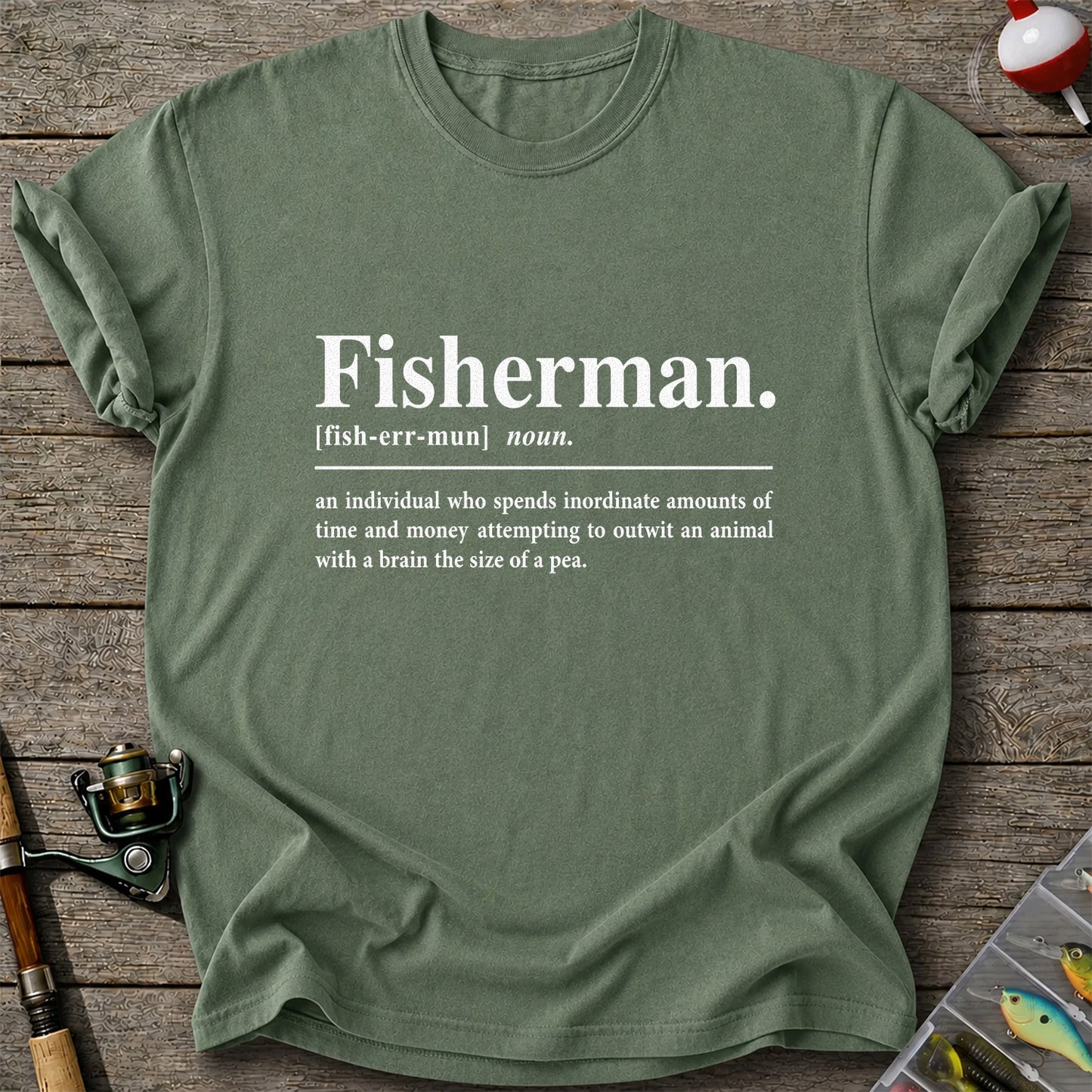 Fisherman Definition Funny Fishing T-Shirt