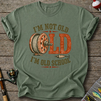 I’m Not Old I’m Old School Fishing Graphic T-Shirt