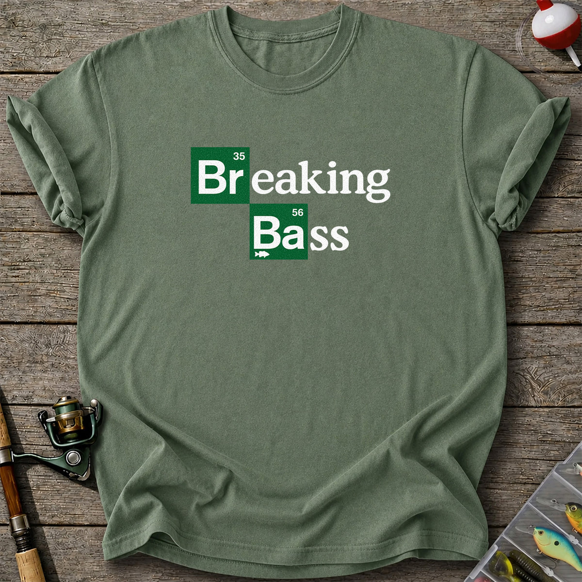 Bass Fishing Graphic T-Shirt